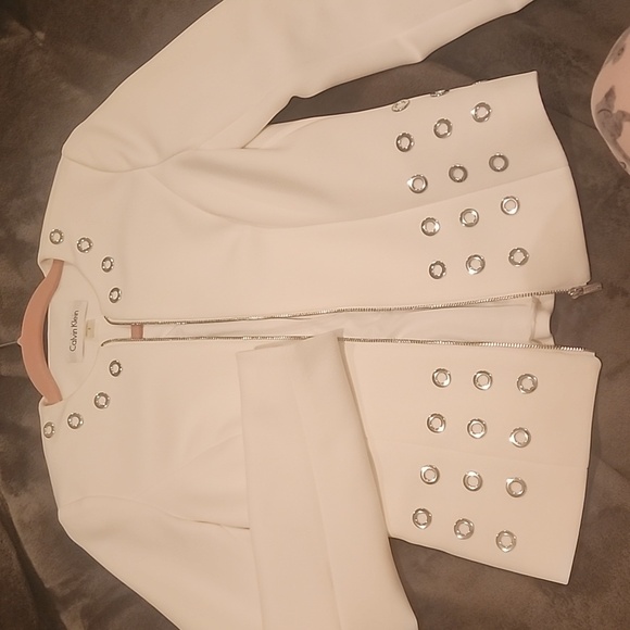 Calvin klein formal jacket, size 0, white color - Picture 2 of 2